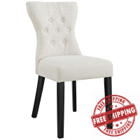 Modway EEI-1380-BEI Silhouette Dining Side Chair in Beige