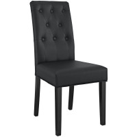 Modway EEI-1382-BLK Confer Dining Side Chair in Black