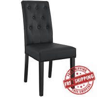 Modway EEI-1382-BLK Confer Dining Side Chair in Black
