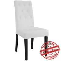 Modway EEI-1382-WHI Confer Dining Side Chair in White