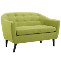 Modway EEI-1391-WHE Wit Loveseat in Wheatgrass