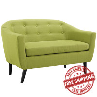 Modway EEI-1391-WHE Wit Loveseat in Wheatgrass