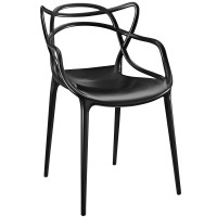 Modway EEI-1458-BLK Entangled Dining Armchair in Black