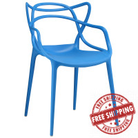 Modway EEI-1458-BLU Entangled Dining Armchair in Blue