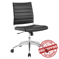 Modway EEI-1525-BLK Jive Mid Back Office Chair in Black