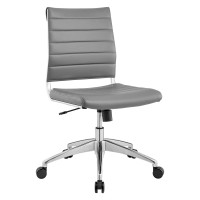 Modway EEI-1525-GRY Jive Mid Back Office Chair in Gray