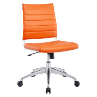 Modway EEI-1525-ORA Jive Mid Back Office Chair in Orange