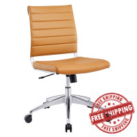 Modway EEI-1525-TAN Jive Mid Back Office Chair in Tan