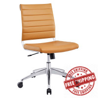 Modway EEI-1525-TAN Jive Mid Back Office Chair in Tan