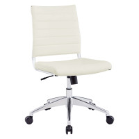 Modway EEI-1525-WHI Jive Mid Back Office Chair in White