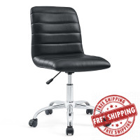 Modway EEI-1532-BLK Ripple Mid Back Office Chair in Black
