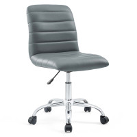 Modway EEI-1532-GRY Ripple Mid Back Office Chair in Gray