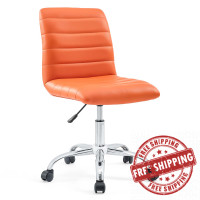 Modway EEI-1532-ORA Ripple Mid Back Office Chair in Orange