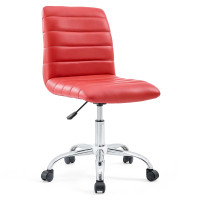 Modway EEI-1532-RED Ripple Mid Back Office Chair in Red