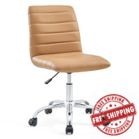 Modway EEI-1532-TAN Ripple Mid Back Office Chair in Tan