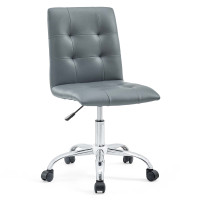 Modway EEI-1533-GRY Prim Mid Back Office Chair in Gray