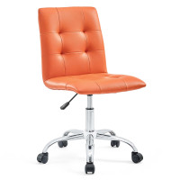 Modway EEI-1533-ORA Prim Mid Back Office Chair in Orange