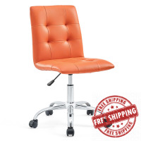 Modway EEI-1533-ORA Prim Mid Back Office Chair in Orange