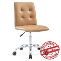 Modway EEI-1533-TAN Prim Mid Back Office Chair in Tan