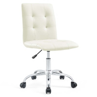 Modway EEI-1533-WHI Prim Mid Back Office Chair in White