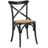 Modway EEI-1541-BLK Gear Dining Side Chair in Black