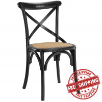 Modway EEI-1541-BLK Gear Dining Side Chair in Black