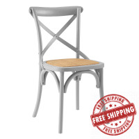 Modway EEI-1541-LGR Light Gray Gear Dining Side Chair
