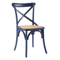 Modway EEI-1541-MID Midnight Blue Gear Dining Side Chair