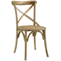 Modway EEI-1541-NAT Gear Dining Side Chair in Natural