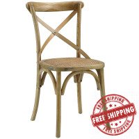 Modway EEI-1541-NAT Gear Dining Side Chair in Natural