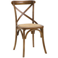 Modway EEI-1541-WAL Gear Dining Side Chair in Walnut