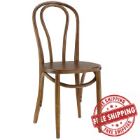 Modway EEI-1543-WAL Eon Dining Side Chair in Walnut