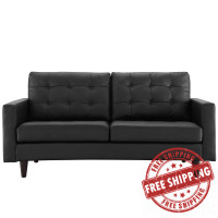 Modway EEI-1546-BLK Empress Loveseat in Black