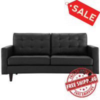 Modway EEI-1546-BLK Empress Loveseat in Black