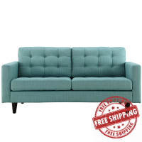 Modway EEI-1547-LAG Empress Loveseat in Laguna