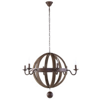 Modway EEI-1569 Catapult Chandelier in Antique Brass