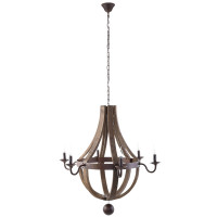 Modway EEI-1570 Ballista Chandelier in Antique Brass