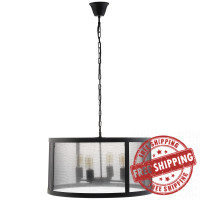 Modway EEI-1576 Frost Chandelier in Black