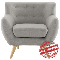 Modway EEI-1631-LGR Remark Armchair in Light Gray