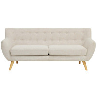 Modway EEI-1633-BEI Remark Upholstered Fabric Sofa