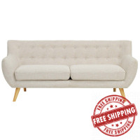 Modway EEI-1633-BEI Remark Upholstered Fabric Sofa