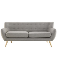 Modway EEI-1633-LGR Remark Sofa in Light Gray