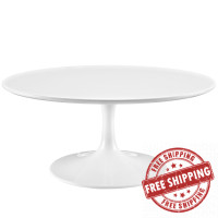 Modway EEI-1646-WHI Lippa 36" Coffee Table in White