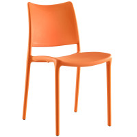 Modway EEI-1703-ORA Hipster Dining Side Chair in Orange