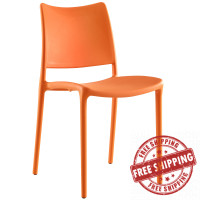 Modway EEI-1703-ORA Hipster Dining Side Chair in Orange