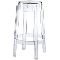 Modway EEI-171-CLR Casper Counter Stool in Clear