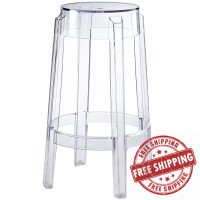 Modway EEI-171-CLR Casper Counter Stool in Clear