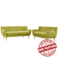 Modway EEI-1785-WHE-SET Remark 2 Piece Living Room Set in Wheat