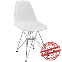 Modway EEI-179-WHI Paris Dining Side Chair in White