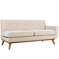 Modway EEI-1792-BEI Engage Right-Arm Upholstered Fabric Loveseat